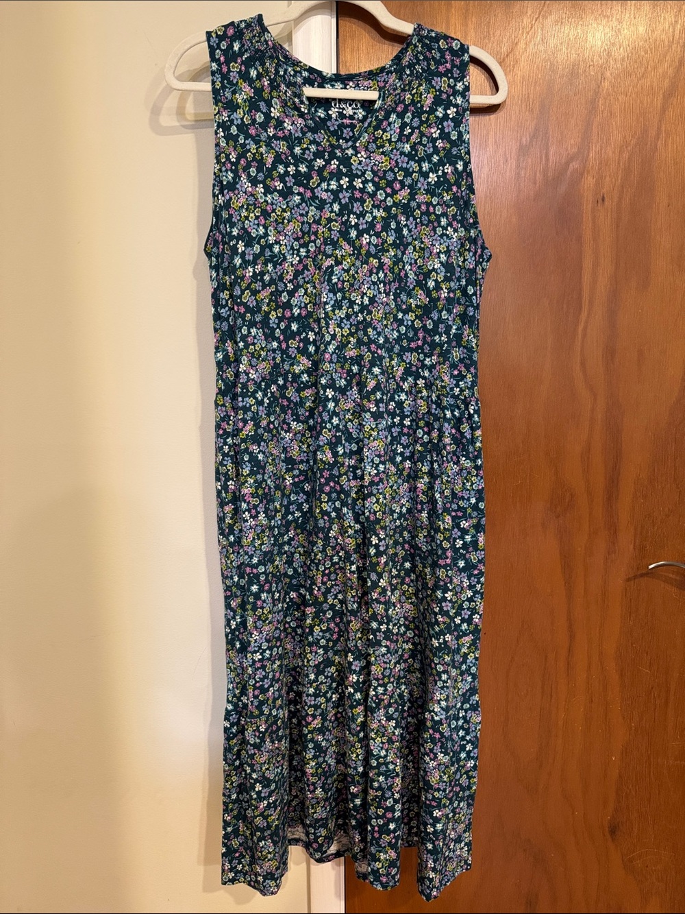 D&Co Floral Sleeveless Maxi Dress